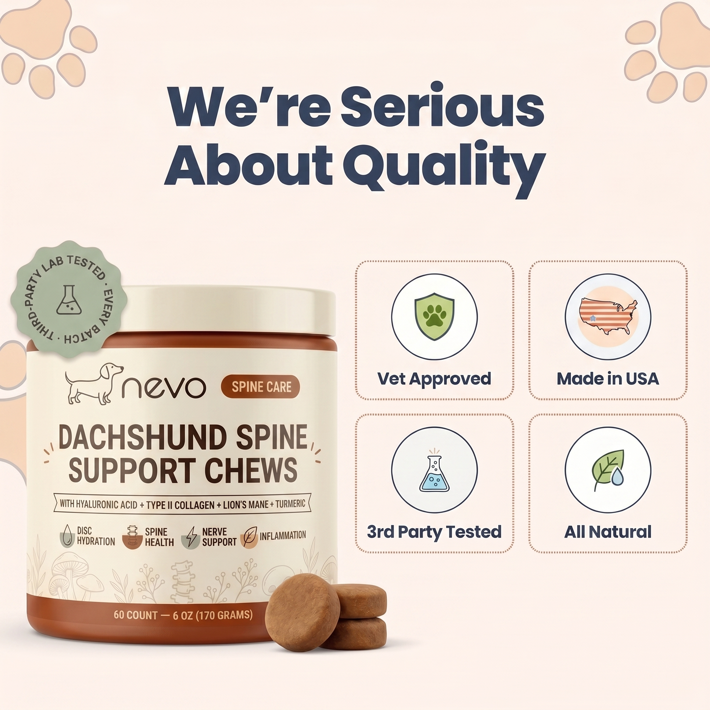 Nevo IVDD Spine Defense Chews USA
